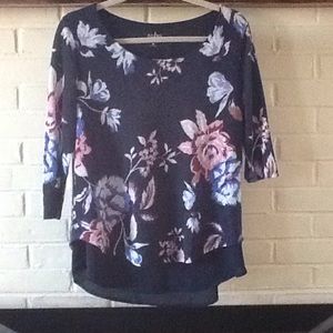 Soho Blue floral top